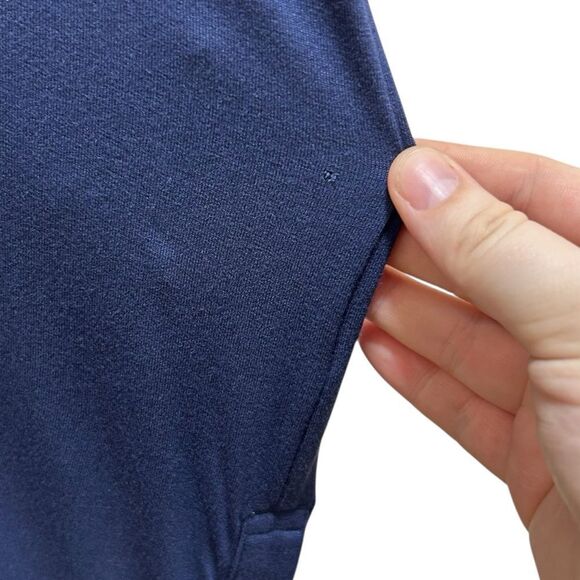 Universal Standard Sally Liquid Jersey Maxi Shirt Dress Midnight Blue S‎ 14-16 - Picture 11 of 12